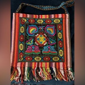 Crossbody hippie purse